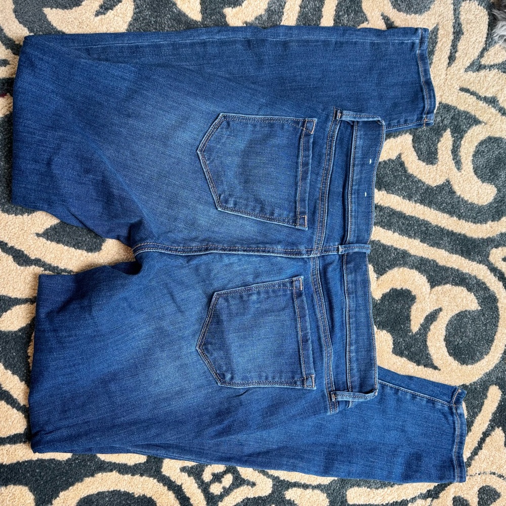 LOFT Women's Deep Blue Skinny Jeans - Picture 6 of 8
